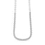 Collier Riviera en diamant cluster en or blanc 14K certifié IGI