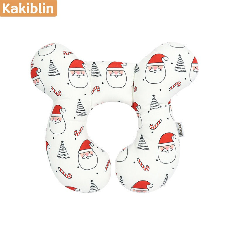Baby head protection U-shaped pillow stroller fixed head pillow Car seat sleeping protection head and neck pillow - Korvel