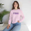 Sudadera Bordada de Conciencia Nunca Pasa de Moda