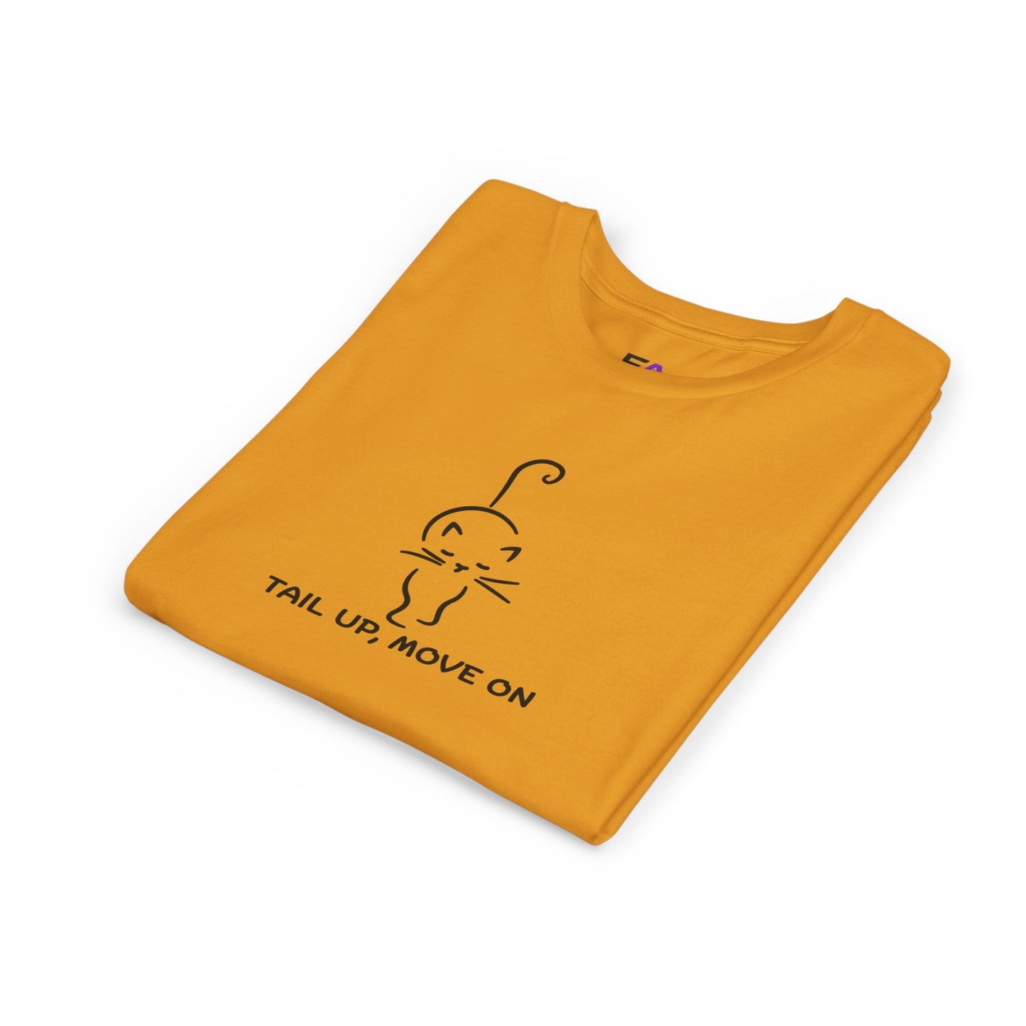 Tail Up, Move On Youth Tee – Small Human, Big Attitude