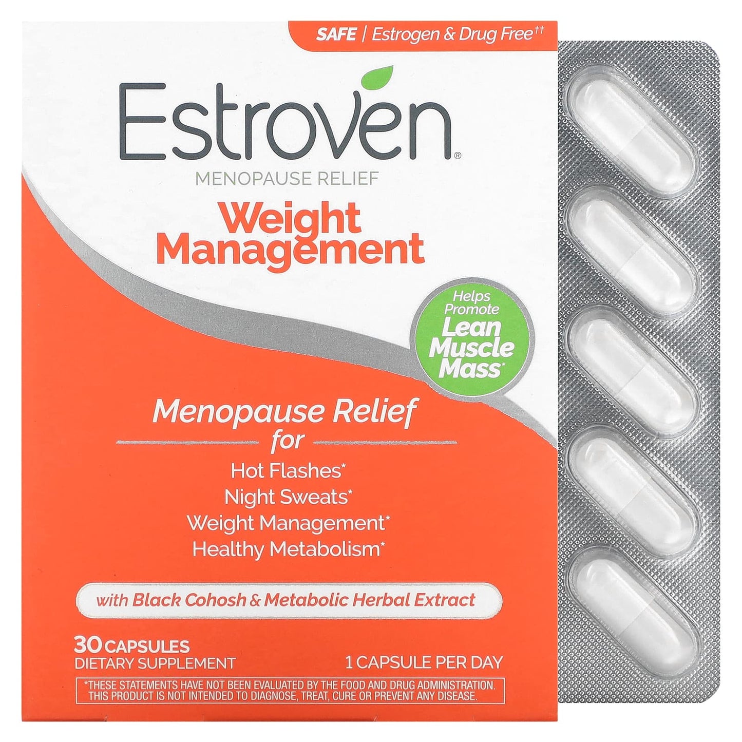 Estroven Menopause Support & Weight Management Supplement