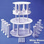 Bush Style 5" Grecian Pillars - White - Pack of 36