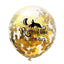 Moon Castle Party Celebrates Latex Balloon Transparent Paper Shard Glitter Balloon Set - Korvel