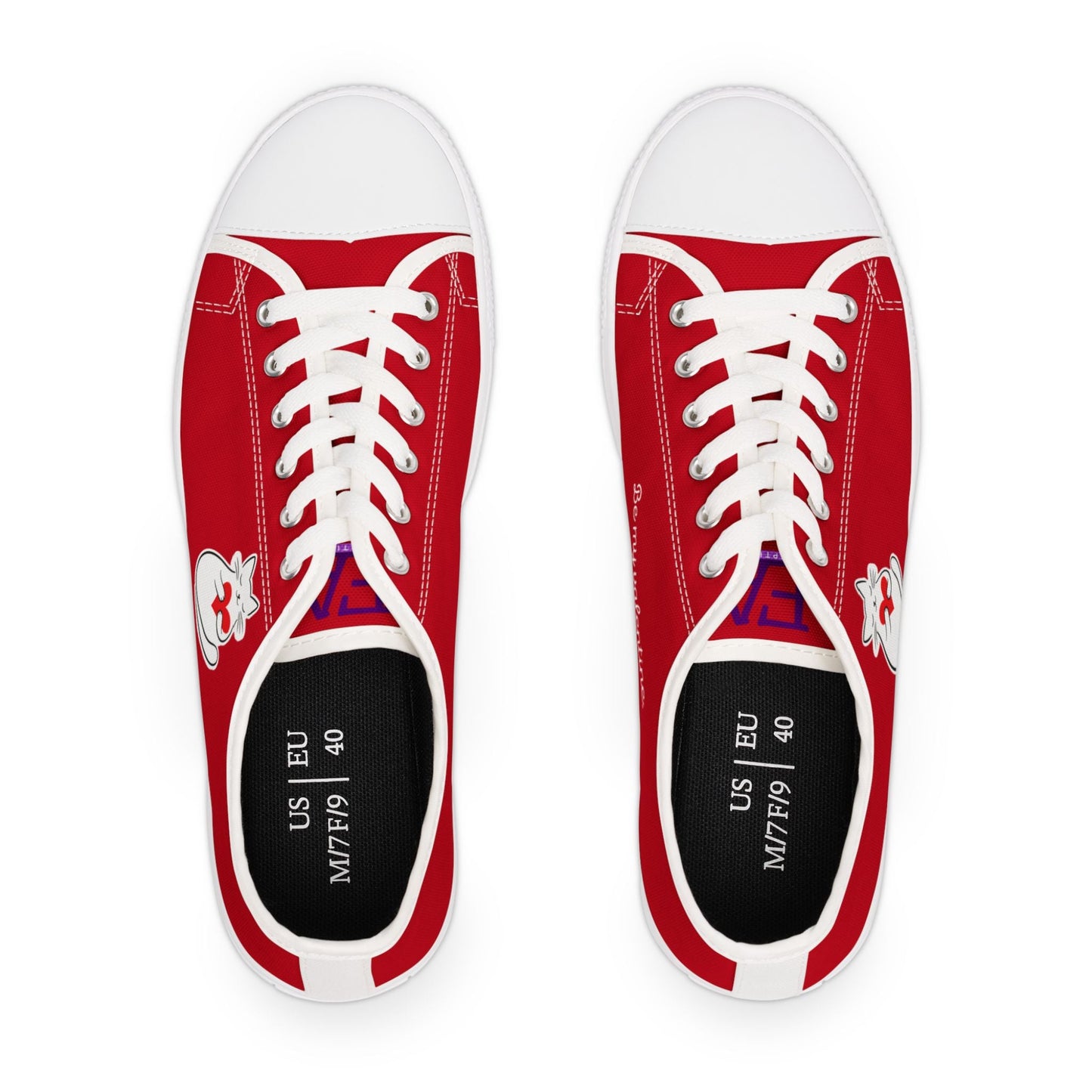 Women’s Valentine Cat Low-Top Sneakers