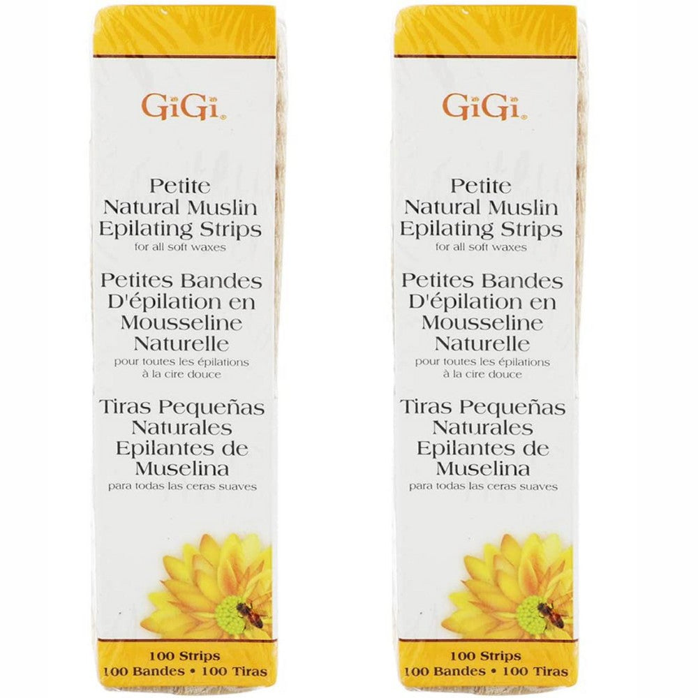 GiGi Natural Muslin Epilating Strips - Petite Size