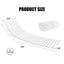 2PCS Set Outdoor Lounge Chair Cushion Replacement Patio Funiture Seat Cushion Chaise Lounge Cushion-GREY - Korvel