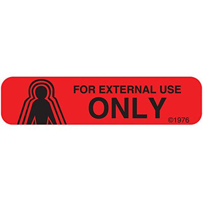 Pharmex Warning Label - For External Use Only