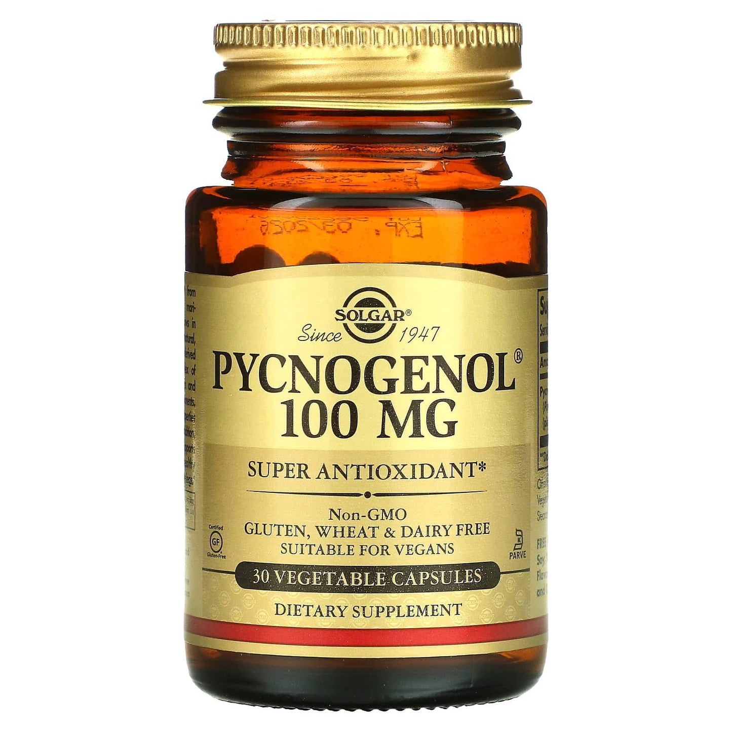 Solgar Pycnogenol, 100 Mg, 30 Cápsulas Vegetales