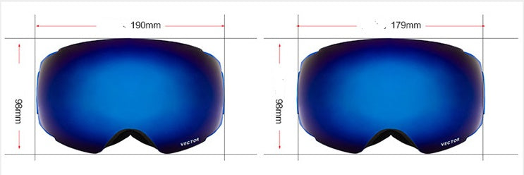 Lunettes de ski Compass - Lentille anti-buée à double couche