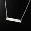 Collar de barra BELIEVE ME – Joyería política minimalista