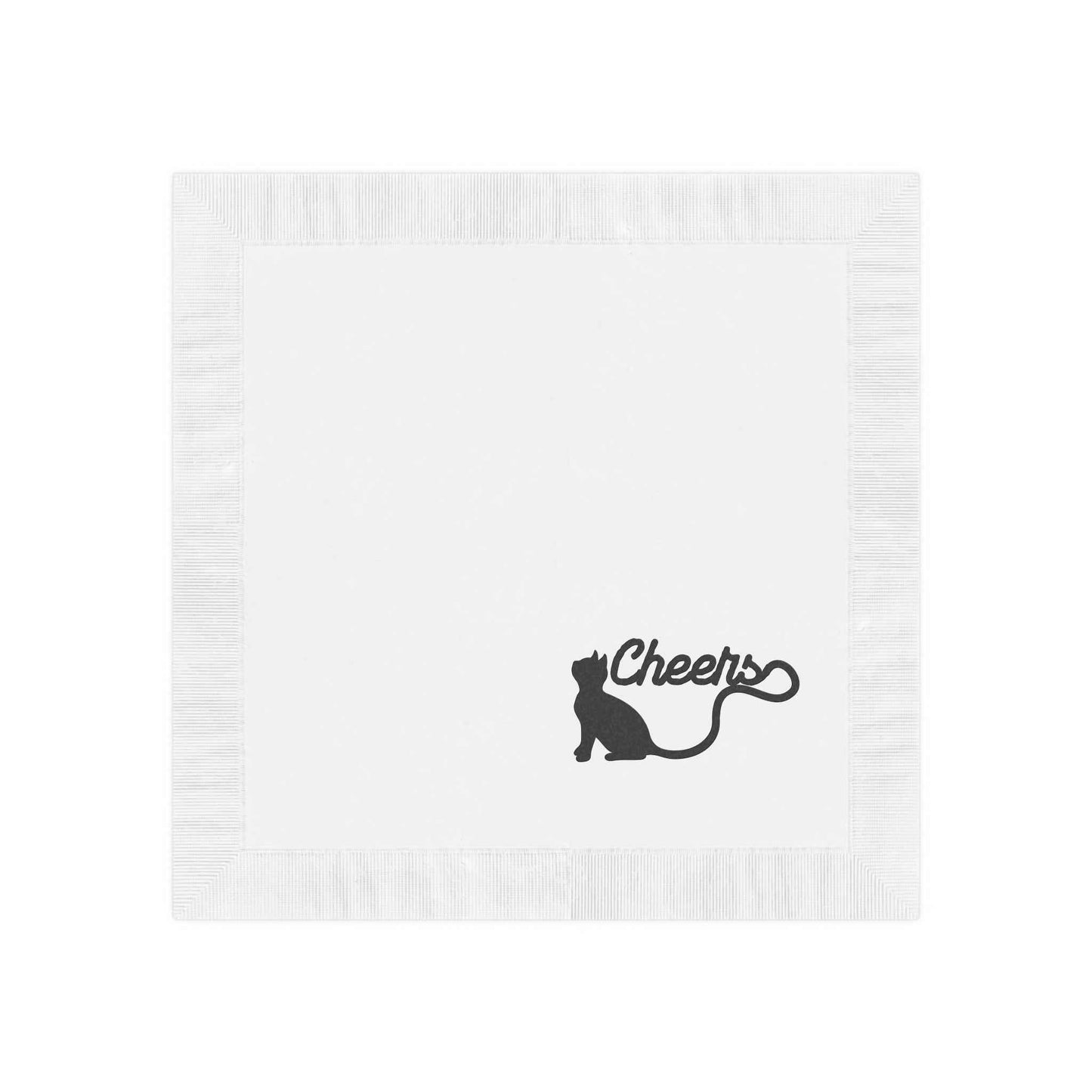 Cheers Cat Tail Cocktail & Luncheon Napkins