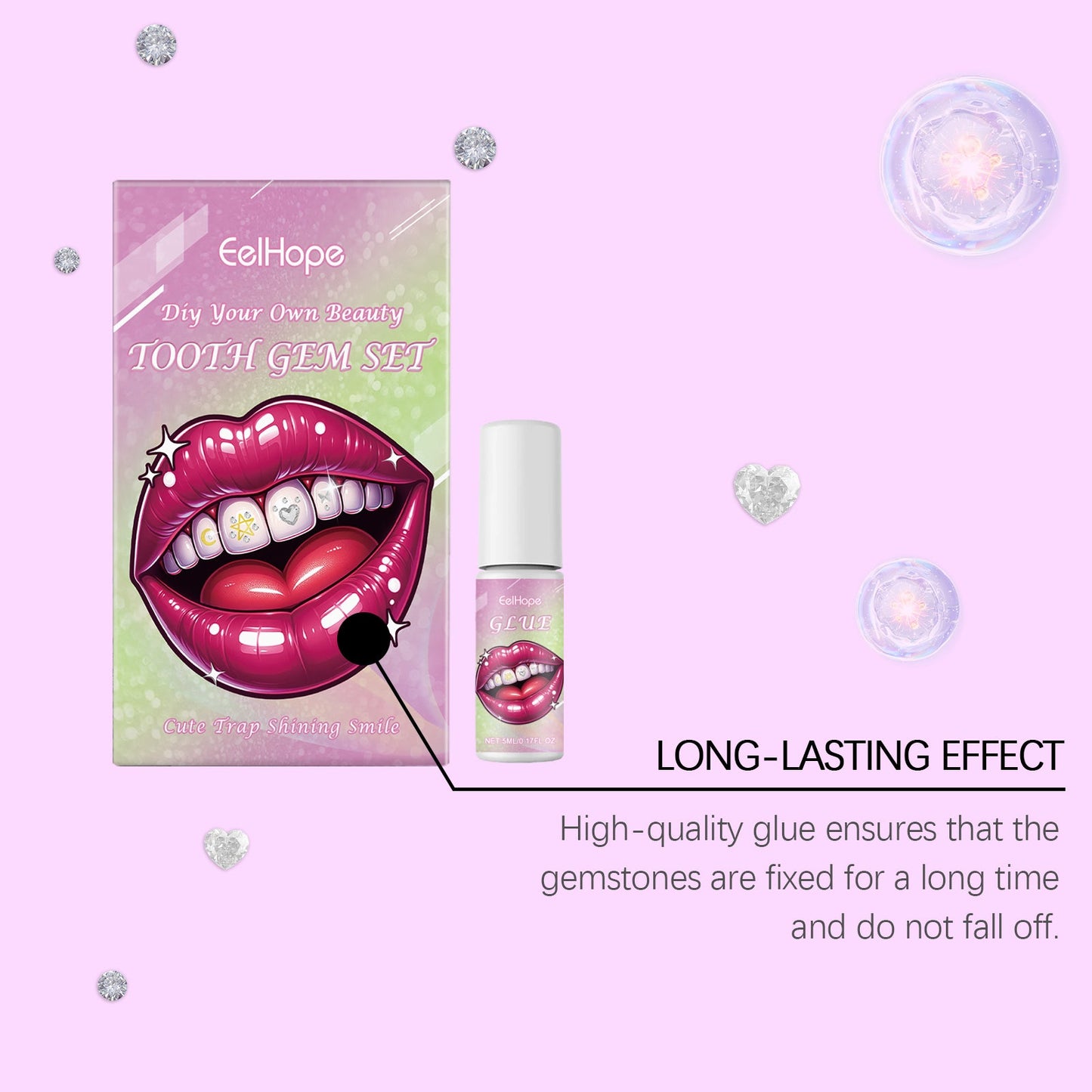 Fashion Teeth Set Diy Fashion Teeth Set Dental Beauty Decoration Drill Combination Personality - Korvel