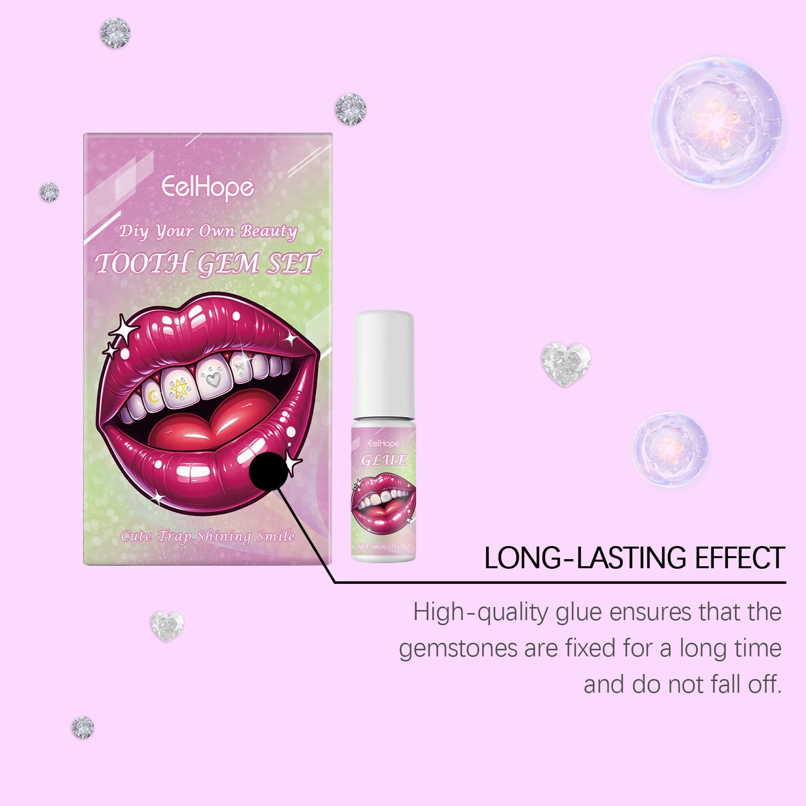 Fashion Teeth Set Diy Fashion Teeth Set Dental Beauty Decoration Drill Combination Personality - Korvel