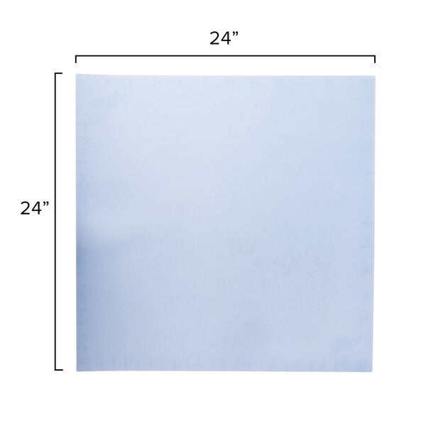 Tapis de travail en silicone antiadhésif Ateco avec mesures, 24" x 24"