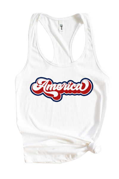 America Tank 1493 - Premium Racerback Top - Korvel