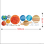 Calcomanías de Planetas para Decoración del Hogar