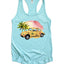 Summer Bug Tank - Stylish Racerback Top - Korvel