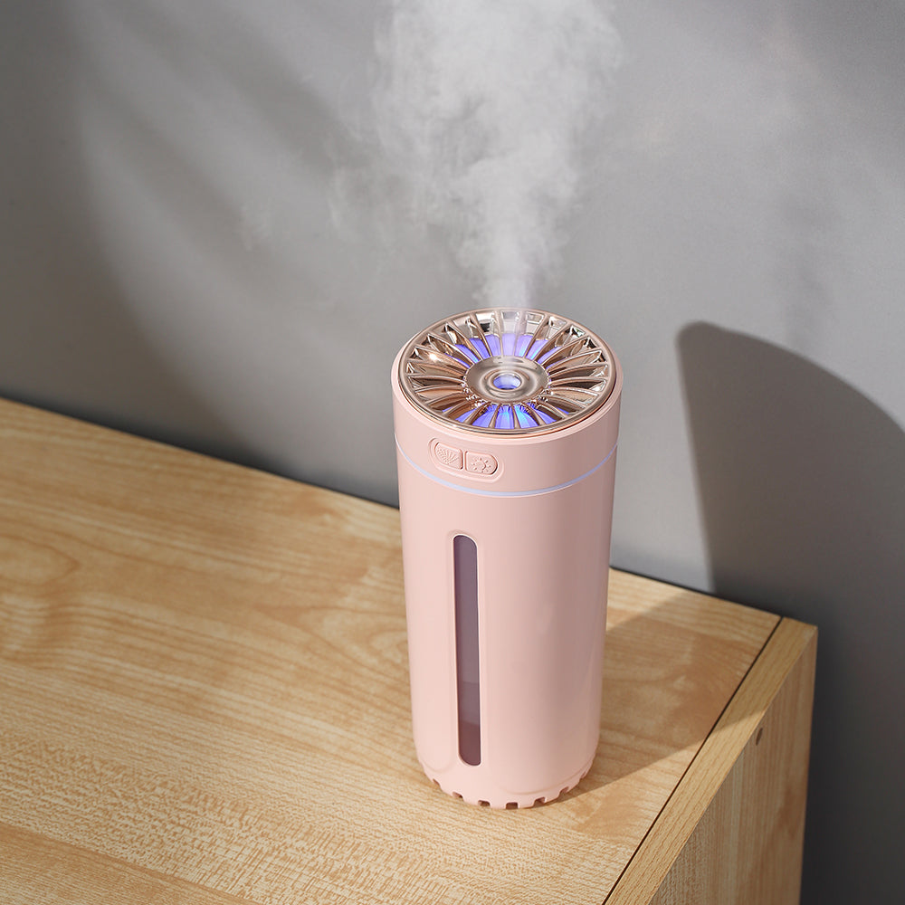 Humidificador de Aromaterapia Portátil USB para Coche con Luz Nocturna
