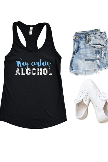 May Contain Alcohol Tank Top