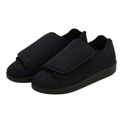 Silverts Black Slippers - Size 13 / 2X-Wide for Comfort