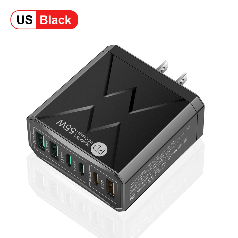 Chargeur de téléphone mobile à chargement rapide premium - 55W PD et QC3.0