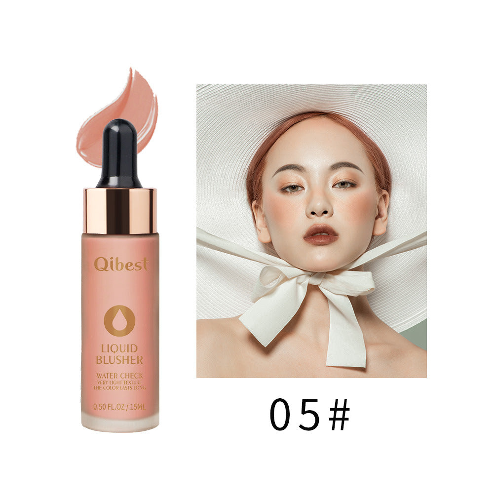 QIBEST Rubor Líquido Natural para una Piel Radiante