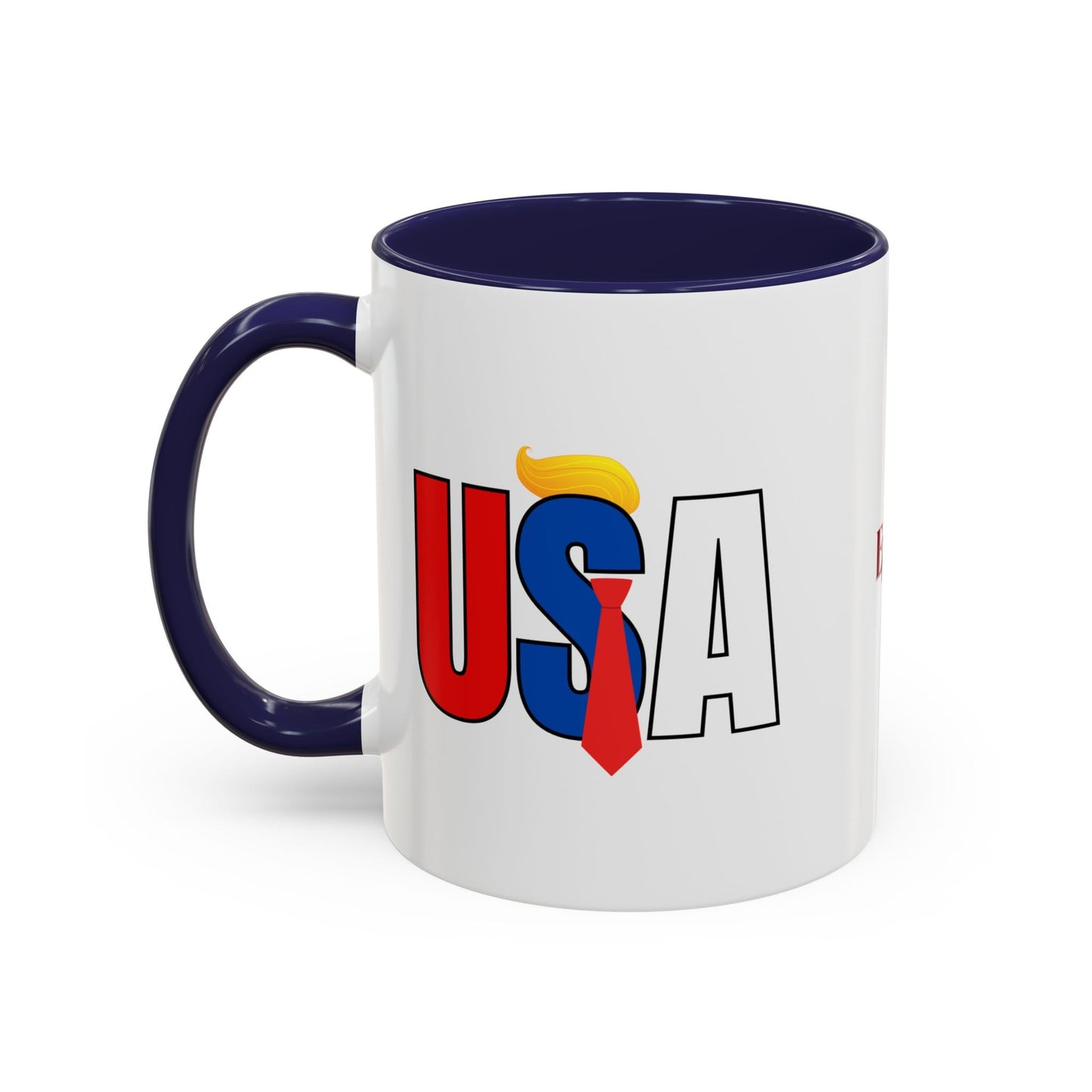 Taza de café con acento vibrante de EE. UU.