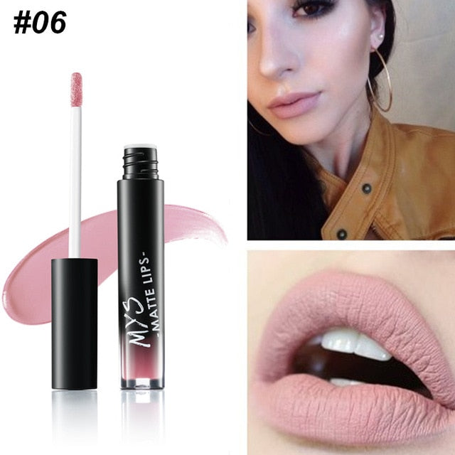 Tinte de Labios Líquido Mate MYS - Impermeable y de Larga Duración