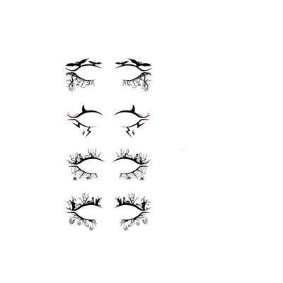 Halloween Eyeliner Stick Scary Fashion Party Makeup Kit Bat Spider Decorative Eyeliner Eyeshadow Stick - Korvel