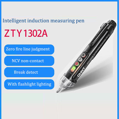 Multi functional intelligent induction test pen ZTY1302A digital display non-contact NCV electrical test pen - Korvel