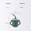 Children's Silicone Water Cup With Straw Silicone Anti-Drop Water Cup Leak-Proof Binaural Training Learning Drinking Cup - Korvel