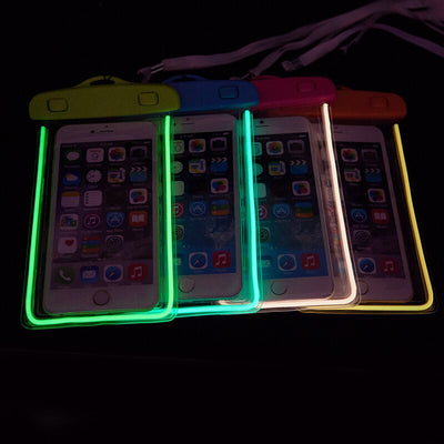 Waterproof Case for Samsung Galaxy s8 J5 s4 s5 s6 s7 Grand Prime Case Underwater Luminous Pouch Cas - Korvel