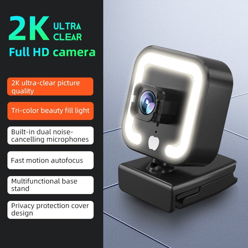 4k beauty autofocus 1080p computer camera high-definition network USB live streaming webcam2k - Korvel