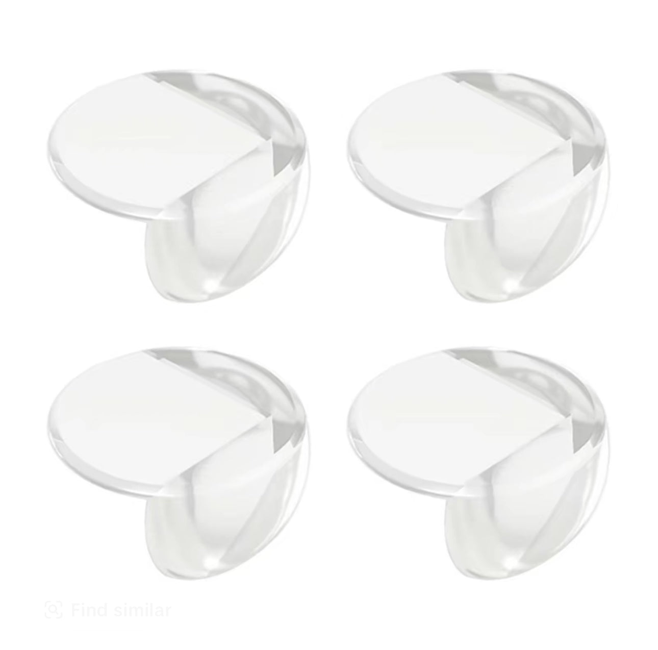 Coins d'angle transparents EdgeGuard - Protecteurs transparents de 16 pièces
