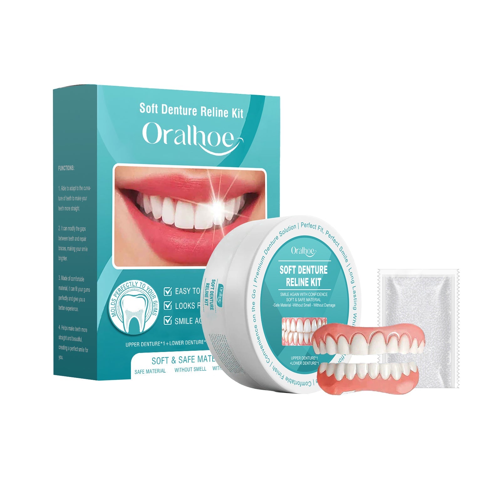 Denture Retouching Set, Denture Retouching Set Comfortable And Beautiful Between Teeth - Korvel