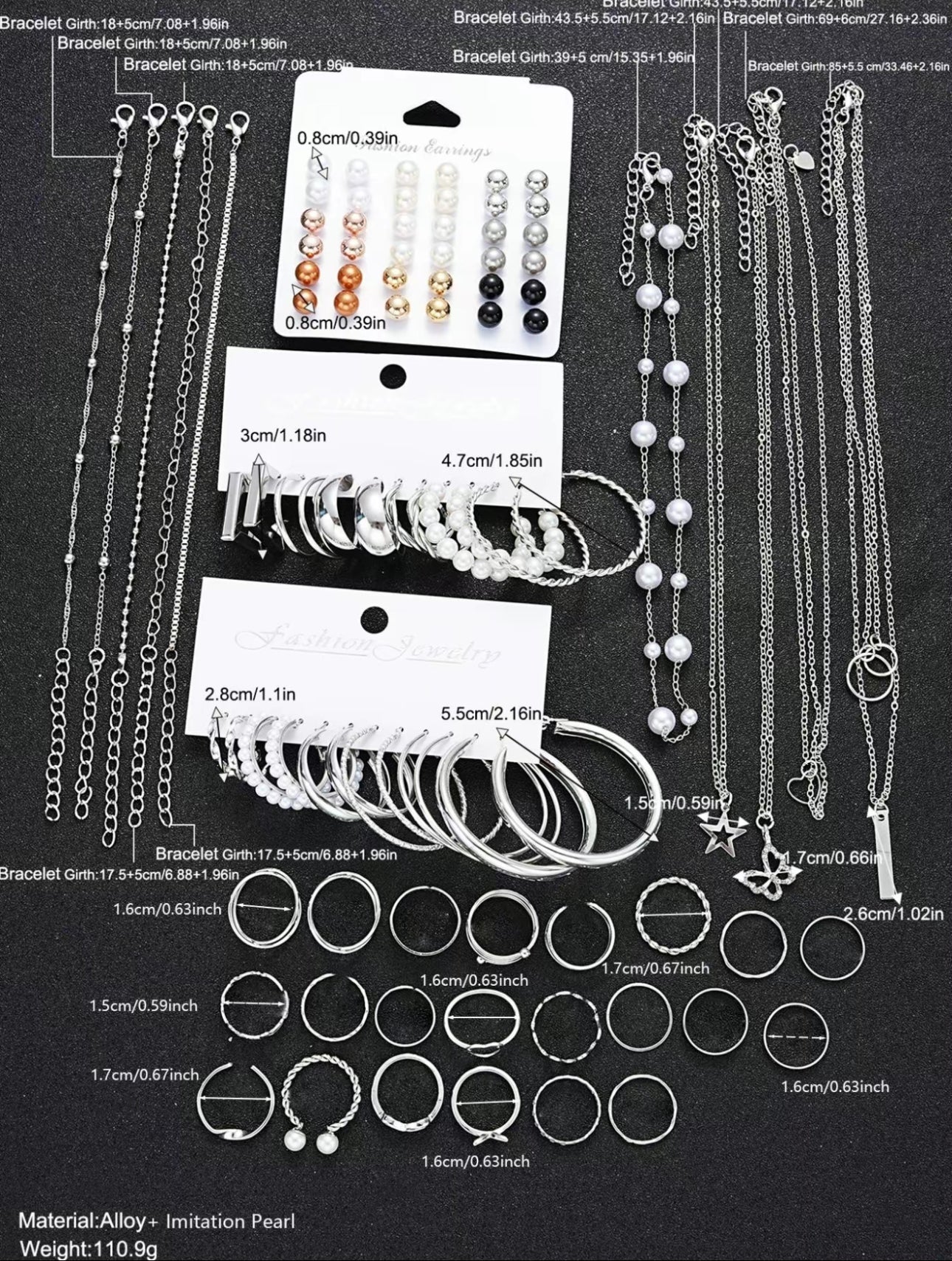 LuxePearl Charm Set - Korvel