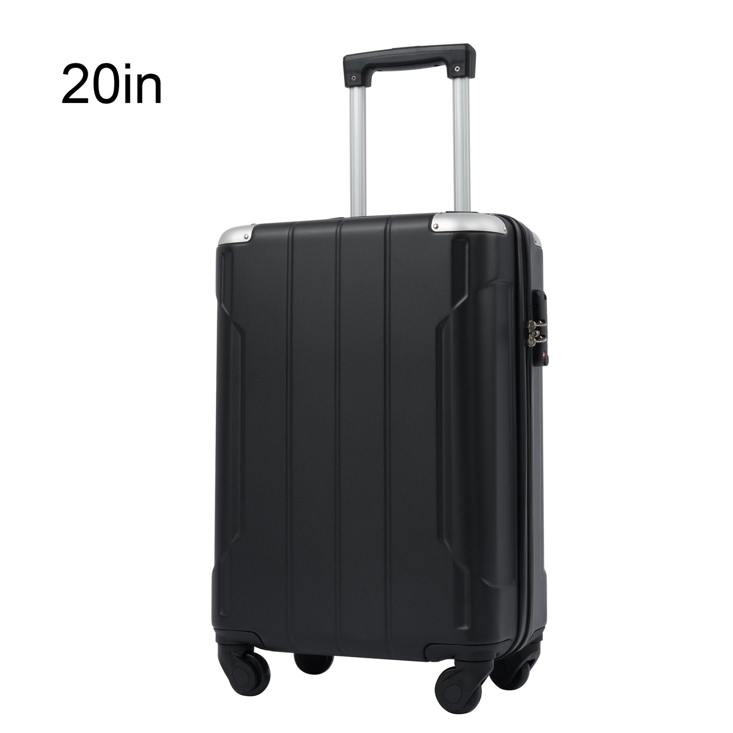 Maleta Spinner Dura Premium de 20'' con Cerradura TSA - Negra