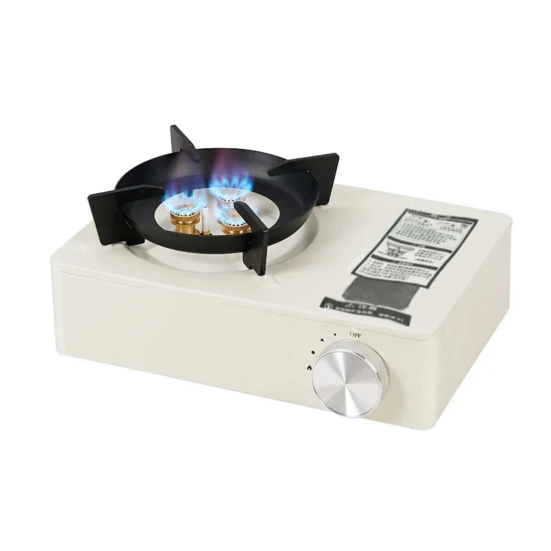 Outdoor Mini Portable Carabiner Stainless Steel 3.5KW Outdoor Camping Equipment Home Appliances Cooktop Gas Stove - Korvel