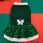 Autumn and Winter New Pet Plush Clothes Christmas Dog Dress Small Dog Teddy Dress Cat Clothes - Korvel