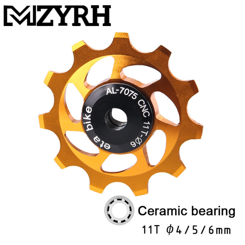 Ceramic Perlin Guide Wheel for Mountain Bikes - 11T Aluminum Alloy