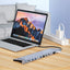 Dual HDMI docking station 12 in 1 high-definition MST USB HUB multi screen display type-c docking station - Korvel