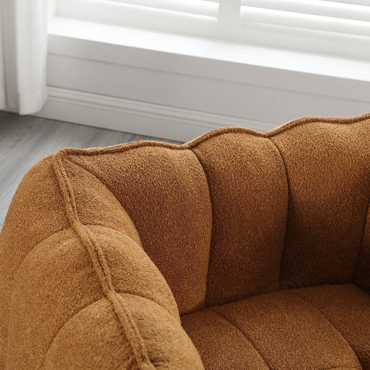 Fauteuil en Bean Bag Doux Premium avec Mousse Haute Résilience pour le Confort
