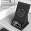Three in one wireless charger Bluetooth speaker wireless charging alarm clock phone holder - Korvel
