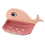 Whale Shape Free Punch Soap Rack Bathroom Drain Soap Box Toilet Soap Rack Wall-Mounted Rack - Korvel