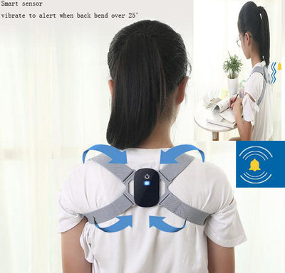 Smart Hunchback Corrector Standing Sitting Posture Children Students Adult Sitting Posture Corrector Induction Correction Belt - Korvel