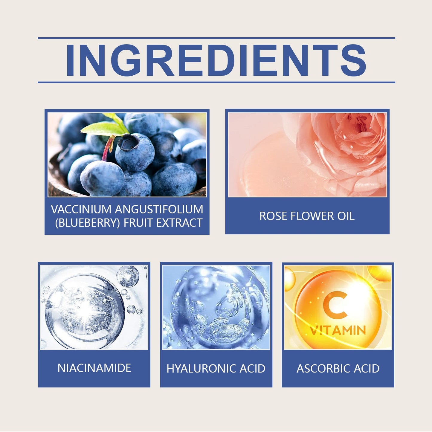 Blueberry Essence Oil for Brightening and Hydration