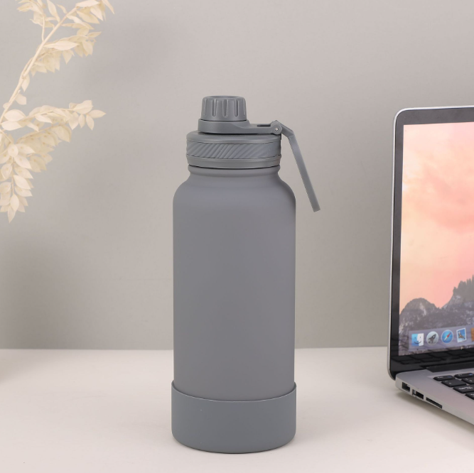 Support de téléphone magnétique et bouteille d'eau en acier inoxydable isolée
