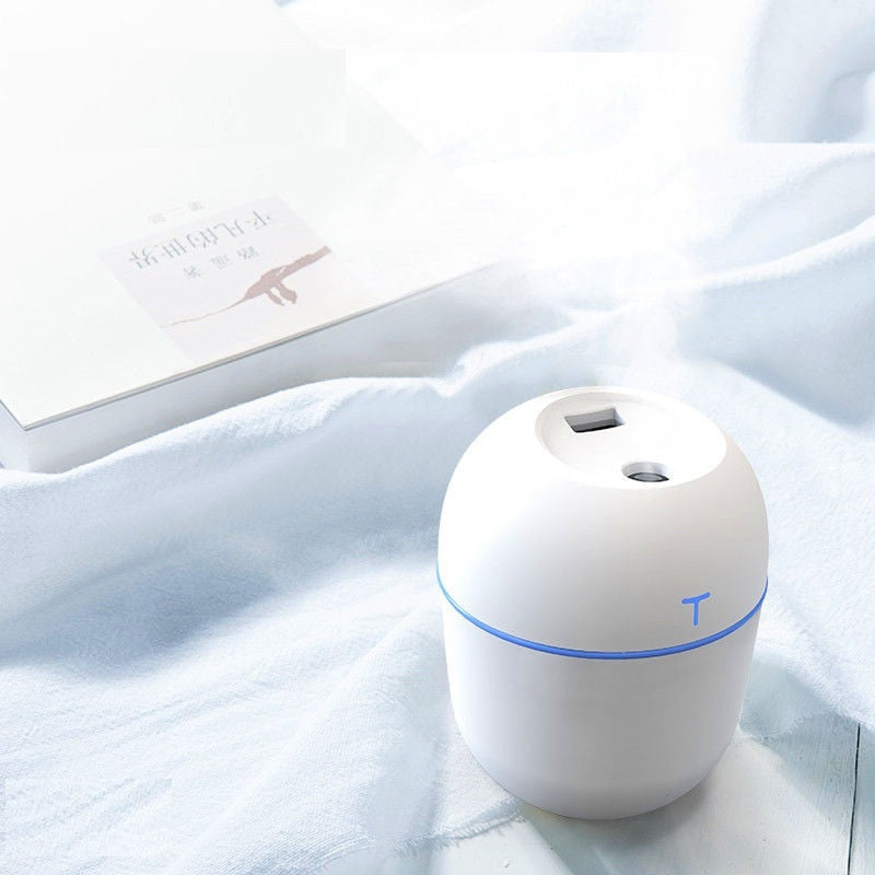 Ultrasonic Air Humidifier Household  Moisturizing Spray Student Dormitory Car Humidification Aromatherap with LED Night Light - Korvel
