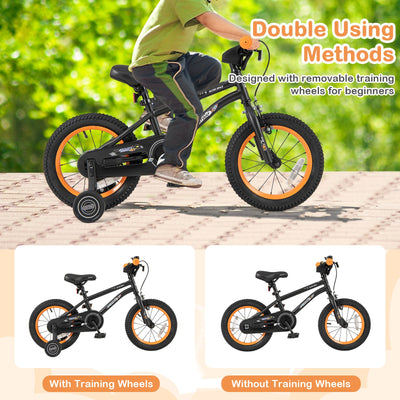 14-Inch Kids Sport Bicycle for Ages 3-5 with Adjustable Seat