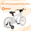 Bicicleta Deportiva Infantil de 14 Pulgadas para Edades de 3 a 5 Años con Asiento Ajustable